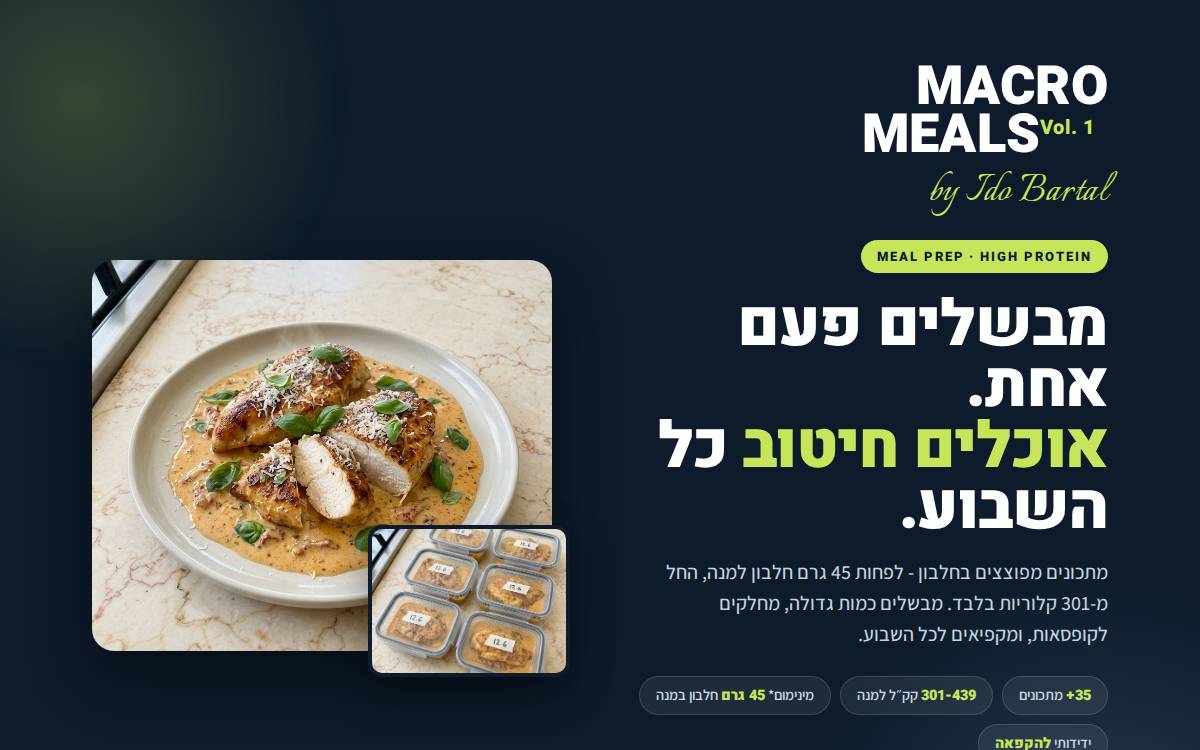 Keepeatreal website preview