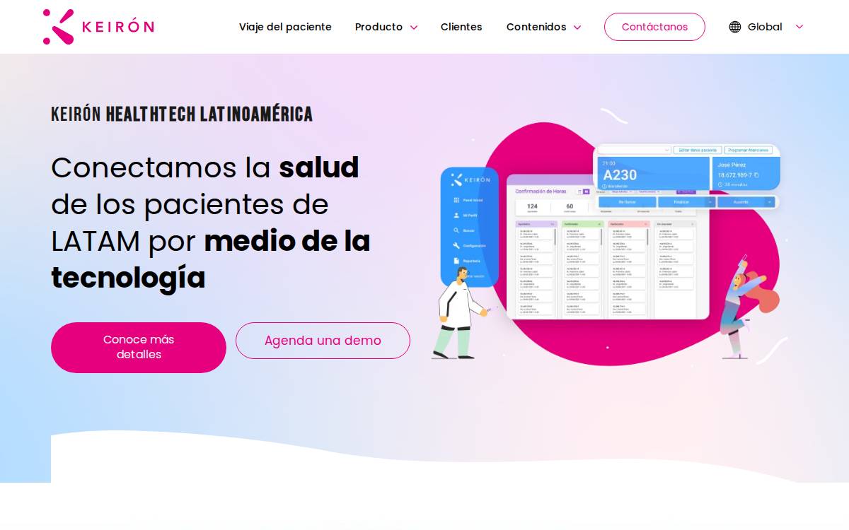 Keirón website preview