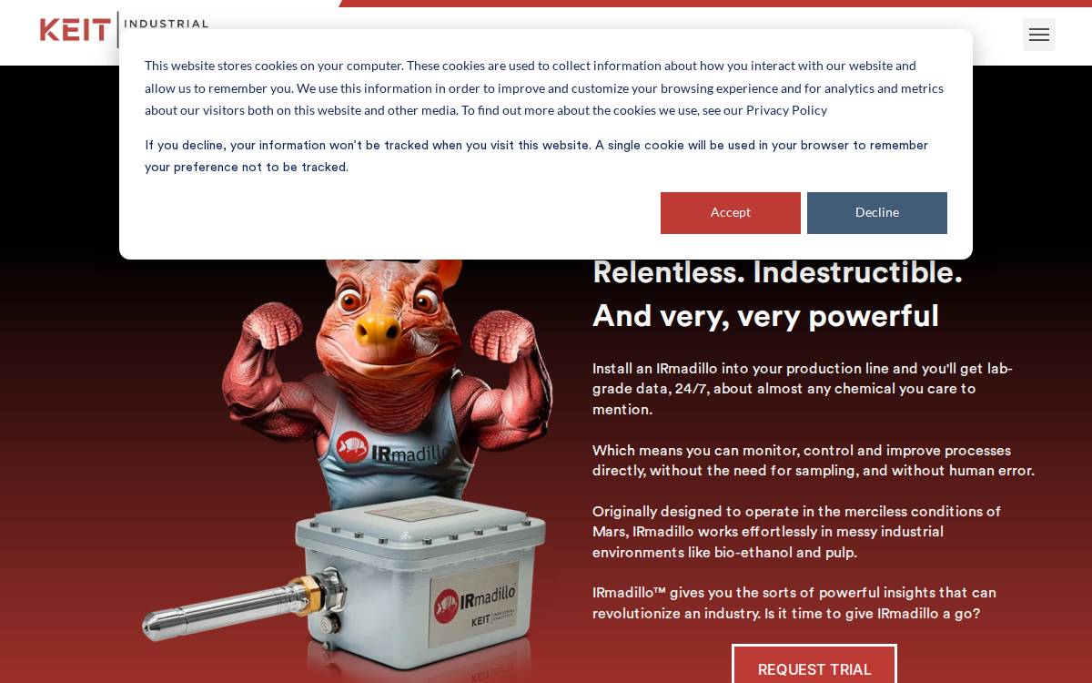 Keit website preview