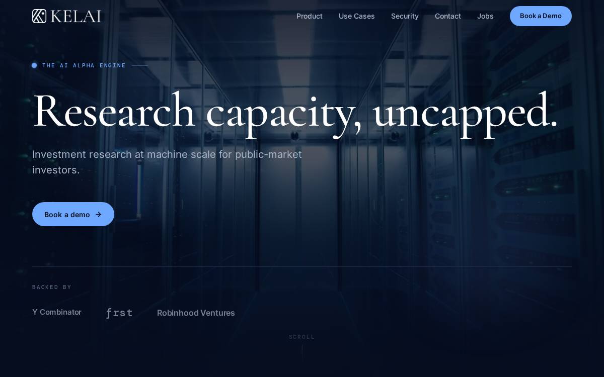 KelAI website preview