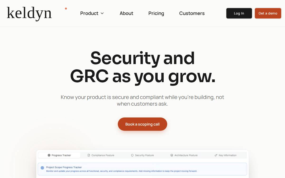 Keldyn website preview