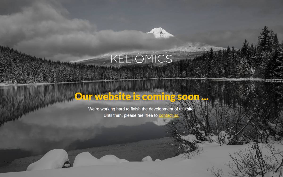 Keliomics website preview