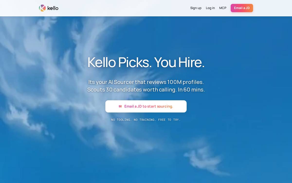 Kello website preview