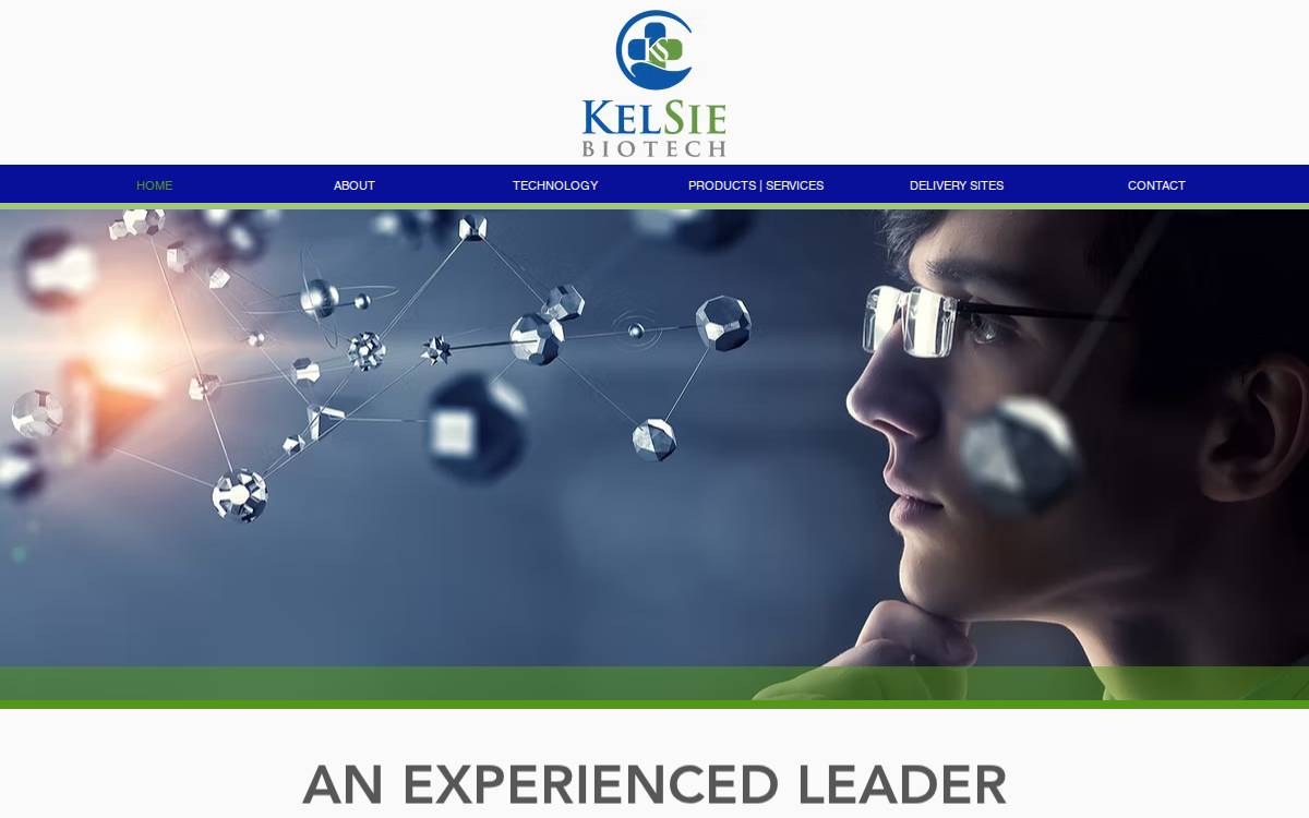 Kelsie Biotech Chemicals R&D website preview