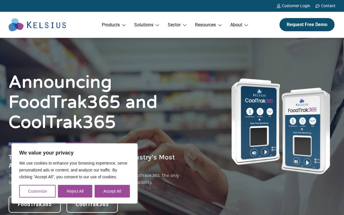Kelsius website preview