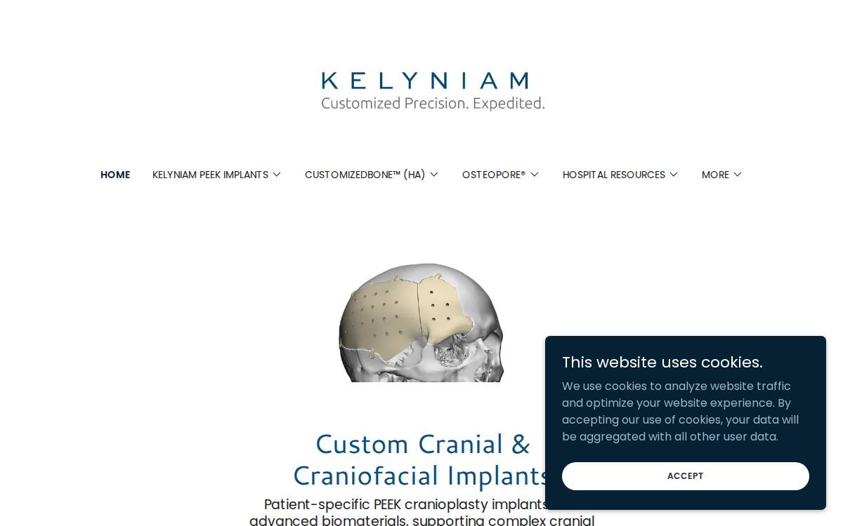 Kelyniam Global website preview
