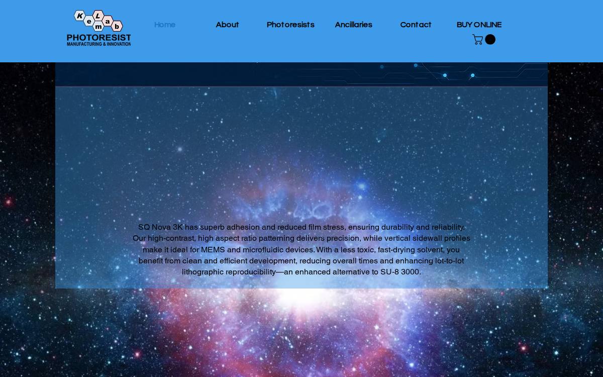 Kemlab website preview