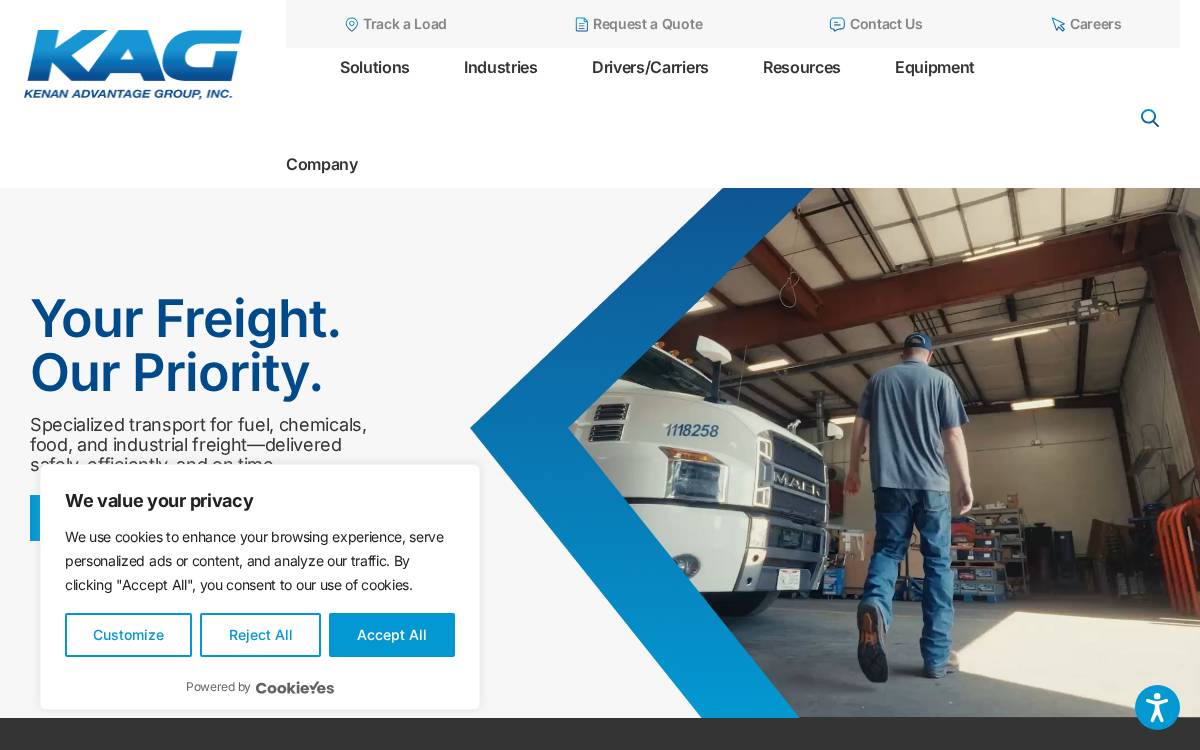 Kenan Advantage Group, Inc website preview