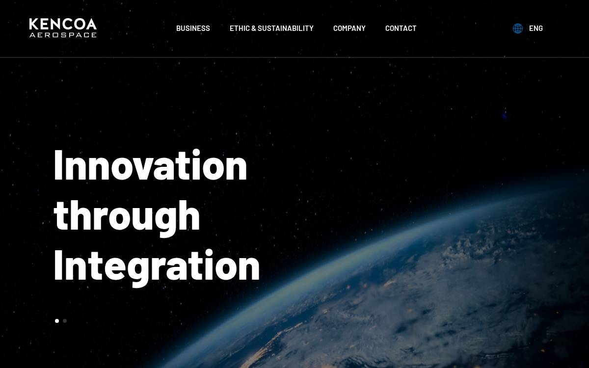 Kencoaaero website preview