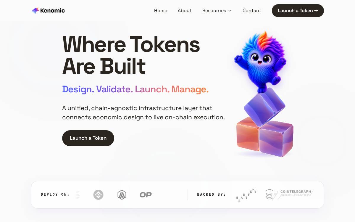 Kenomic website preview