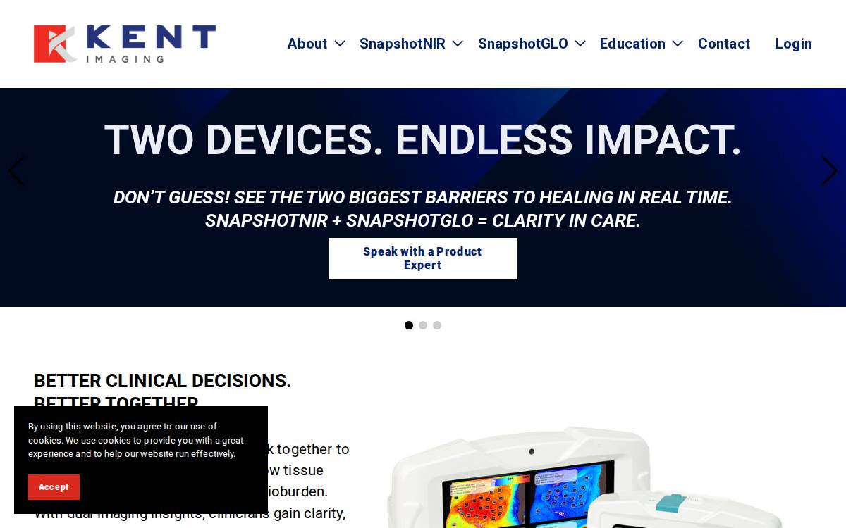 Kentimaging website preview