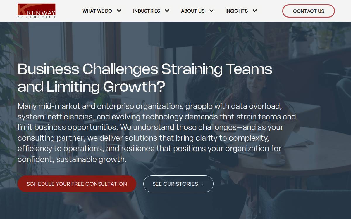 KenwayConsulting.com website preview