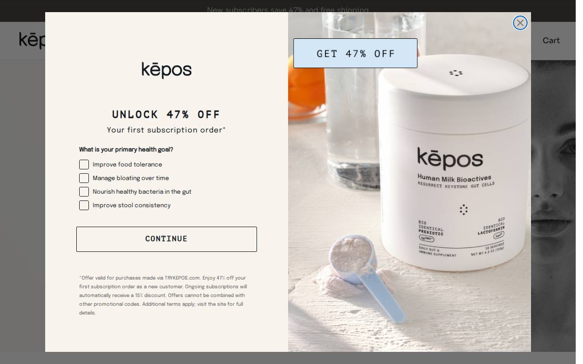Kēpos website preview