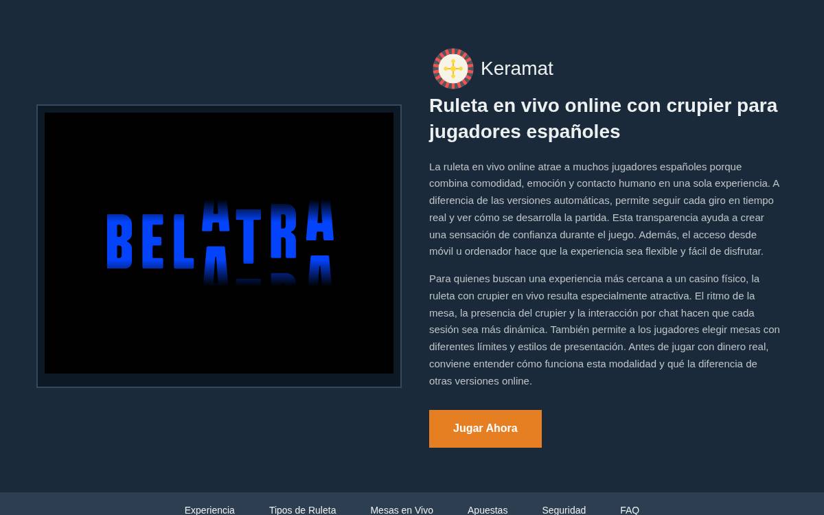 Keramat website preview