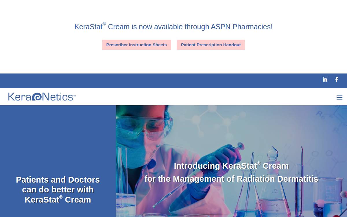 Keranetics website preview