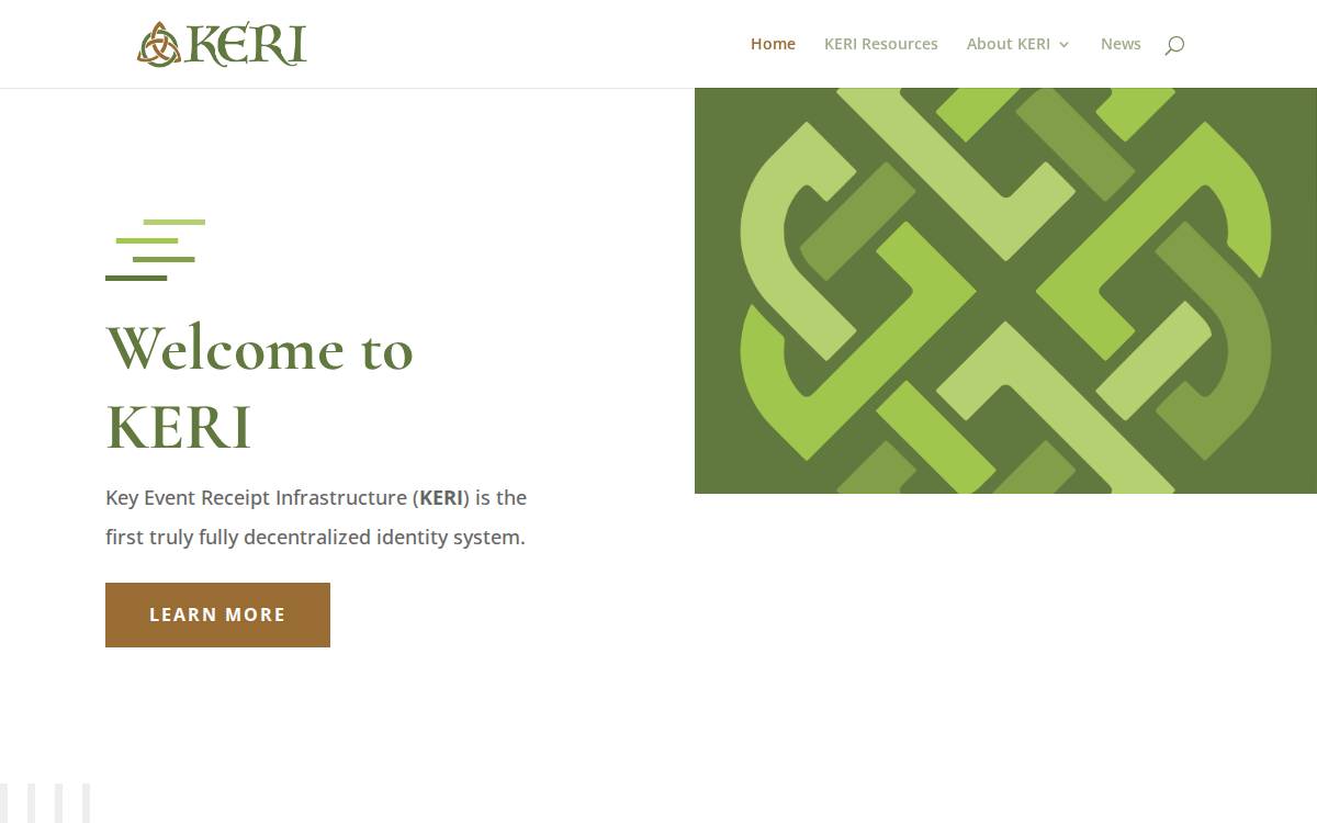 KERI website preview