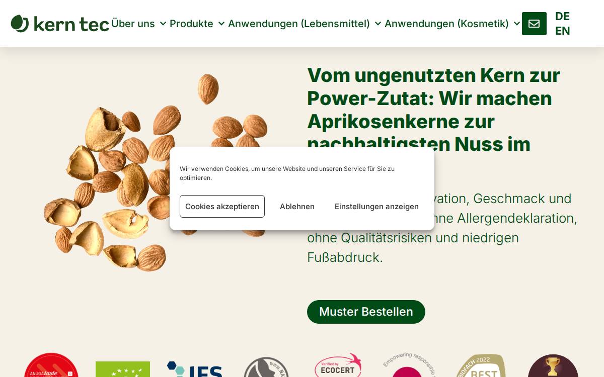 KernTech website preview