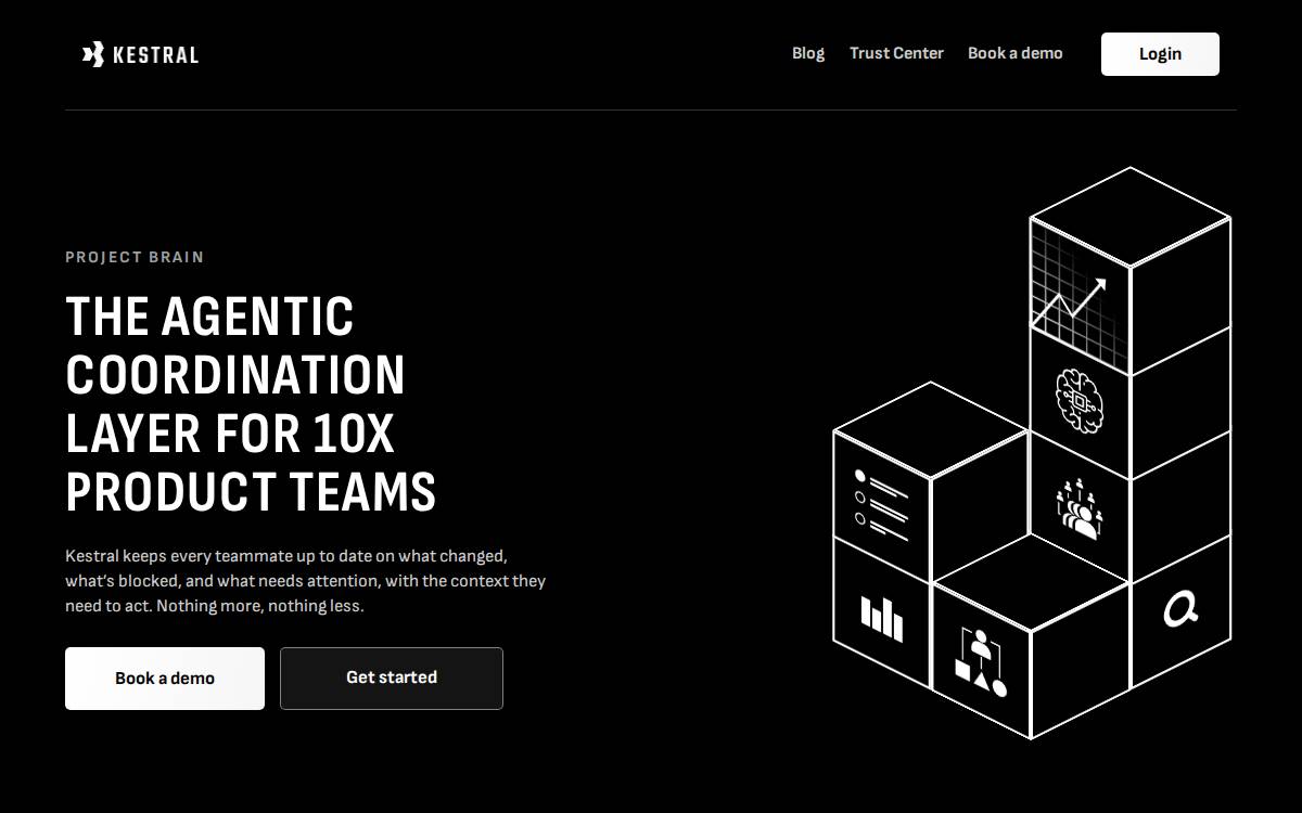 Kestral website preview
