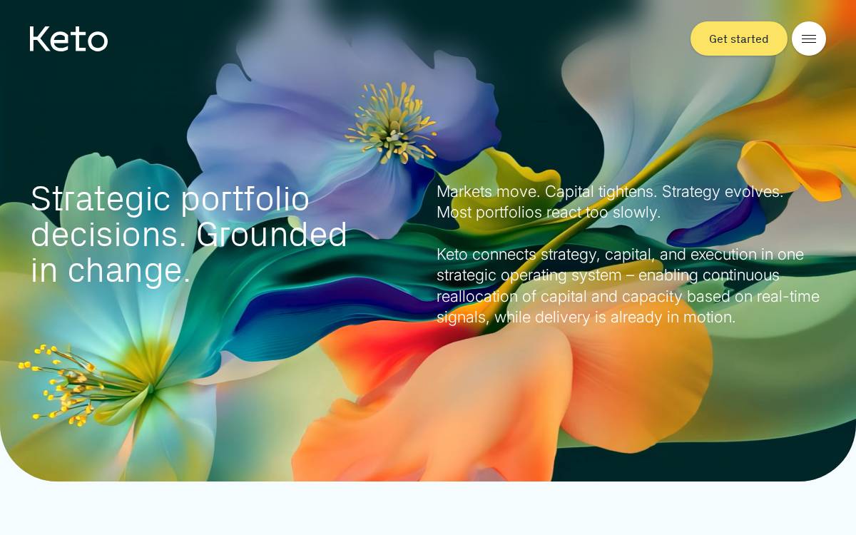 Keto Software website preview