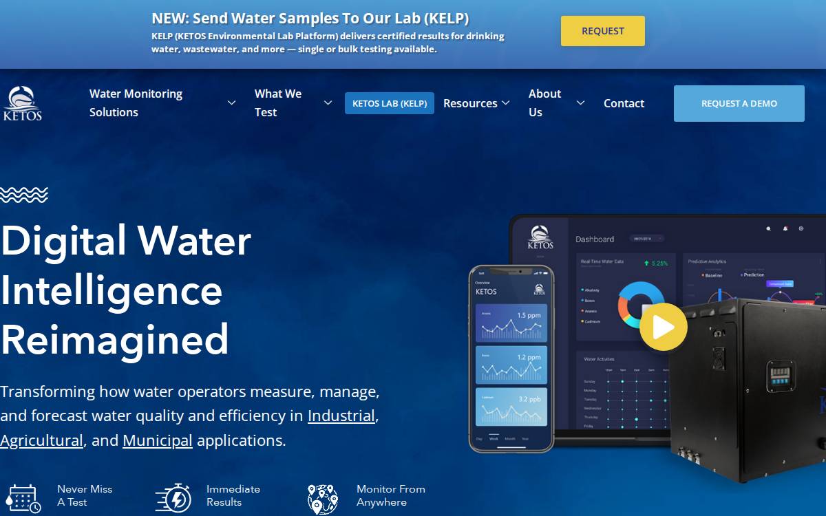 KETOS website preview
