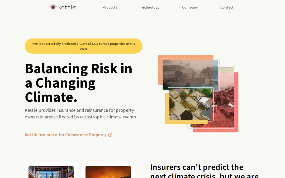 Kettle website preview