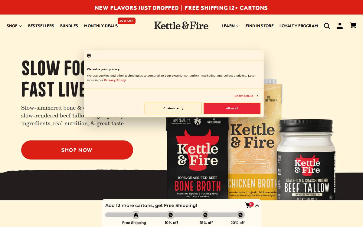 Kettleandfire website preview