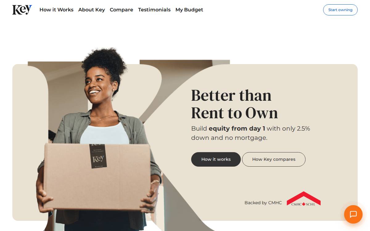 Key Living website preview