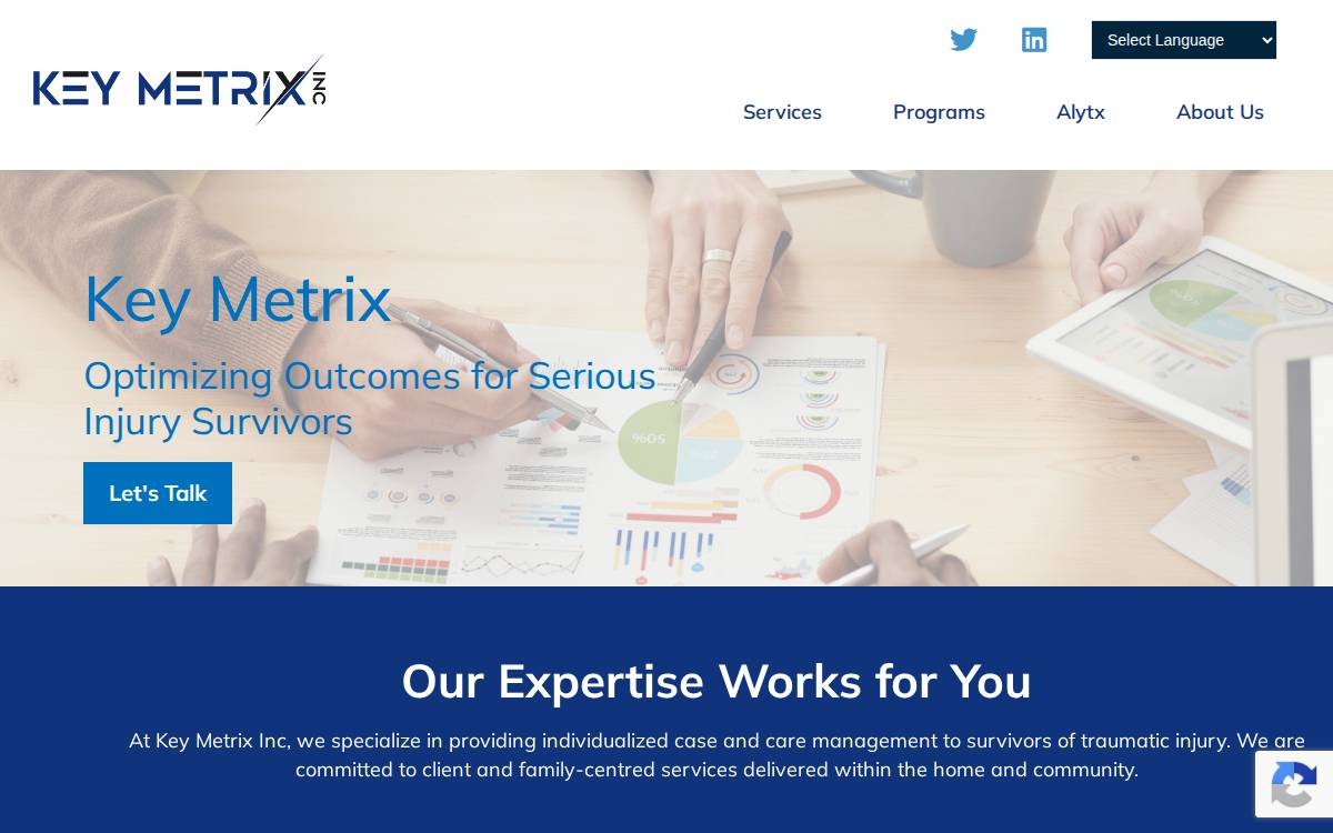 Key Metrix Website website preview