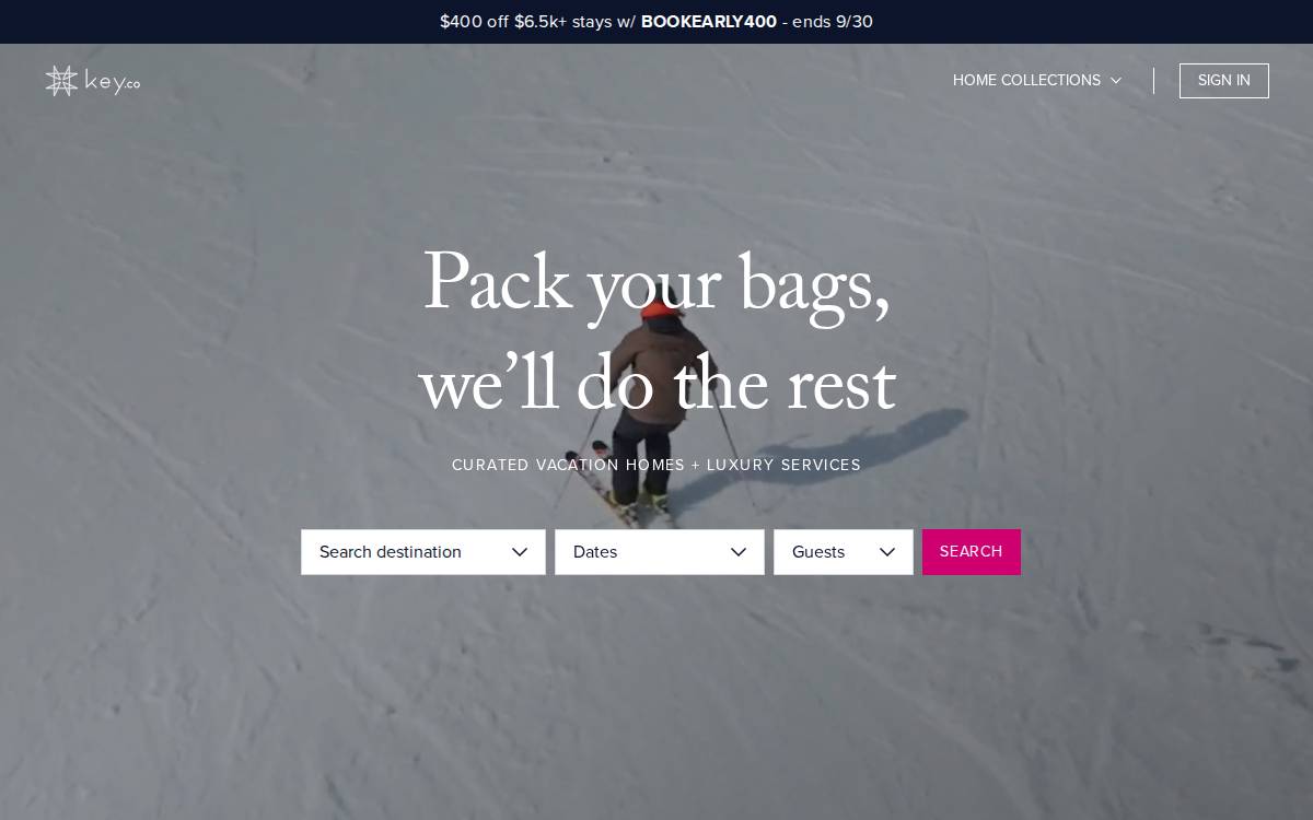 Key Vertical website preview
