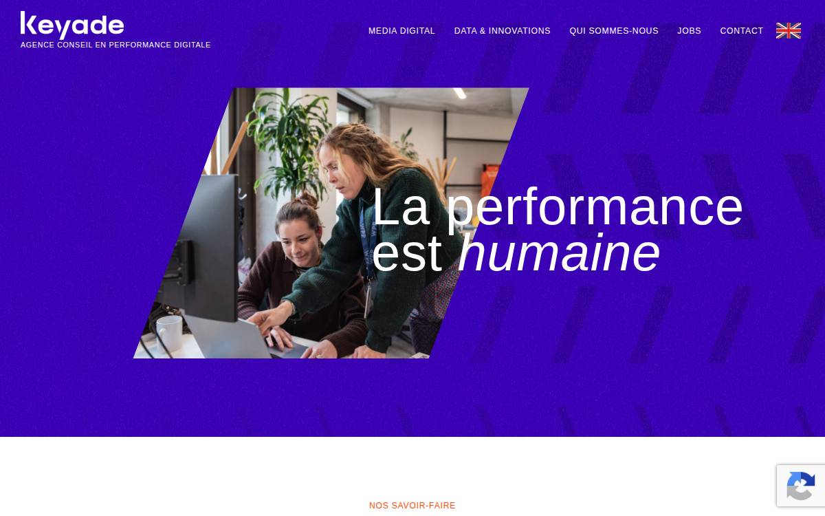 Keyade website preview