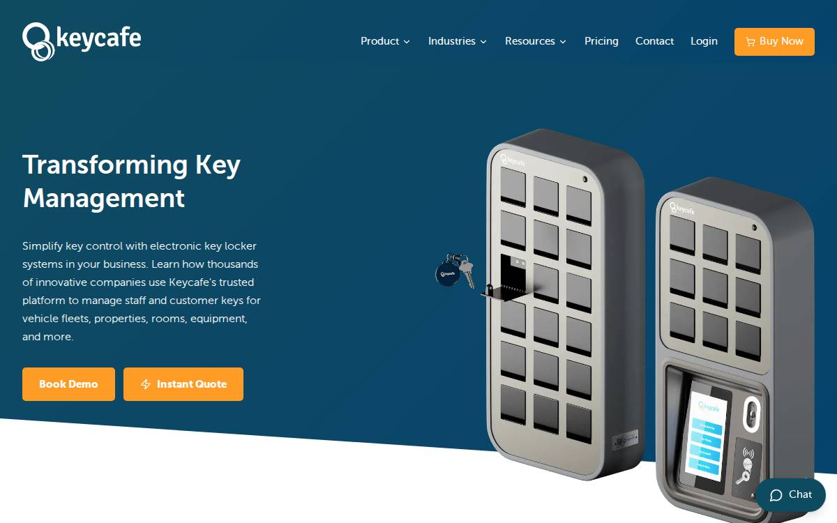 Keycafe Inc. website preview