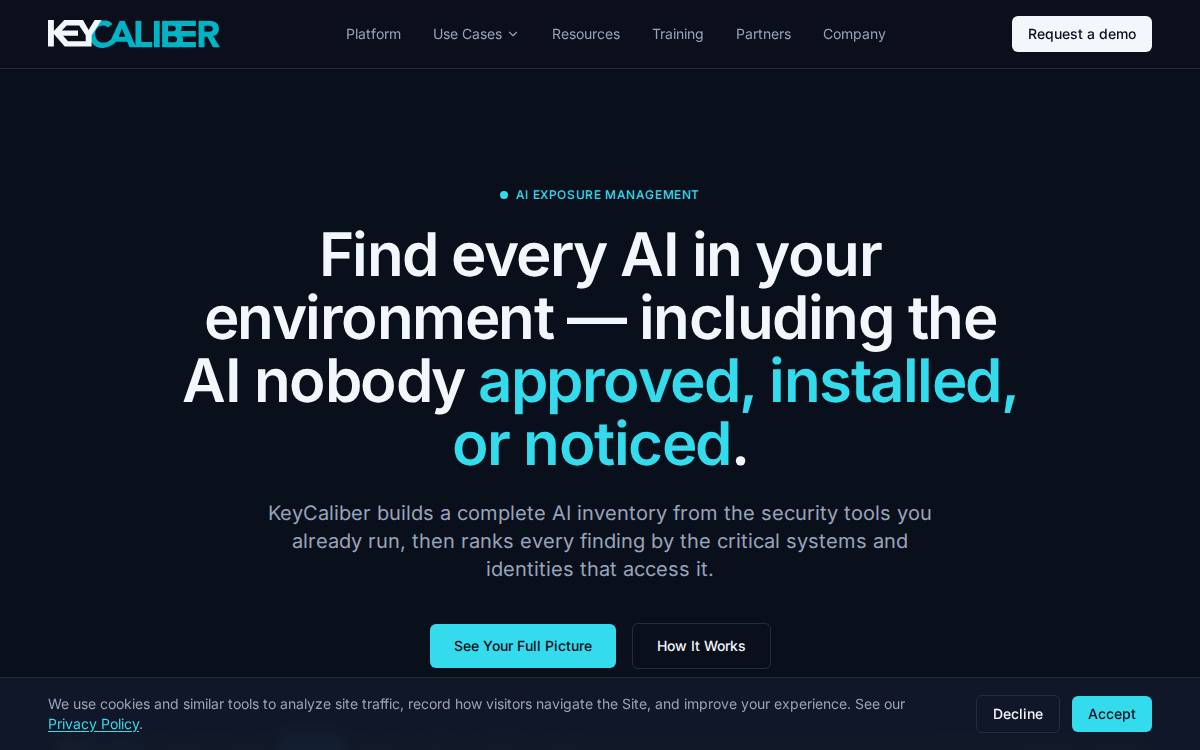 KeyCaliber website preview