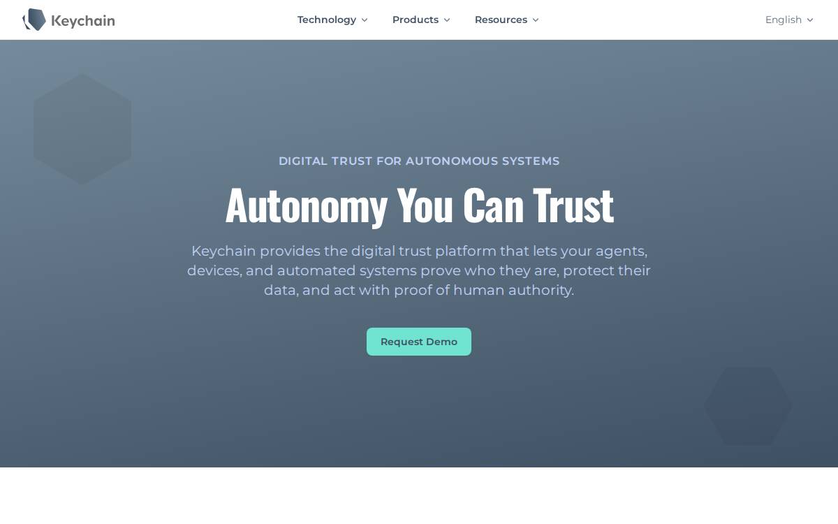 Keychain website preview