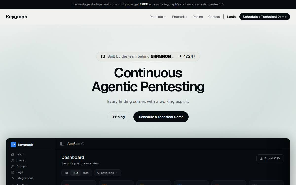 Keygraph website preview