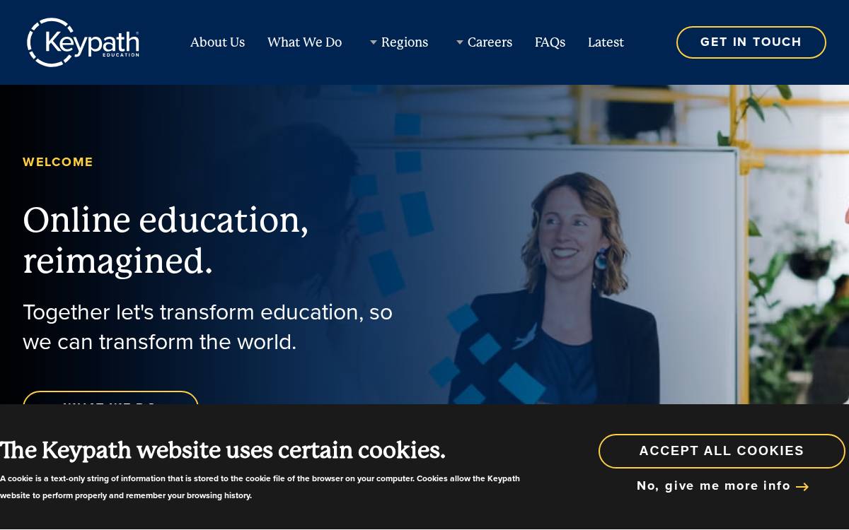 Keypath Education website preview