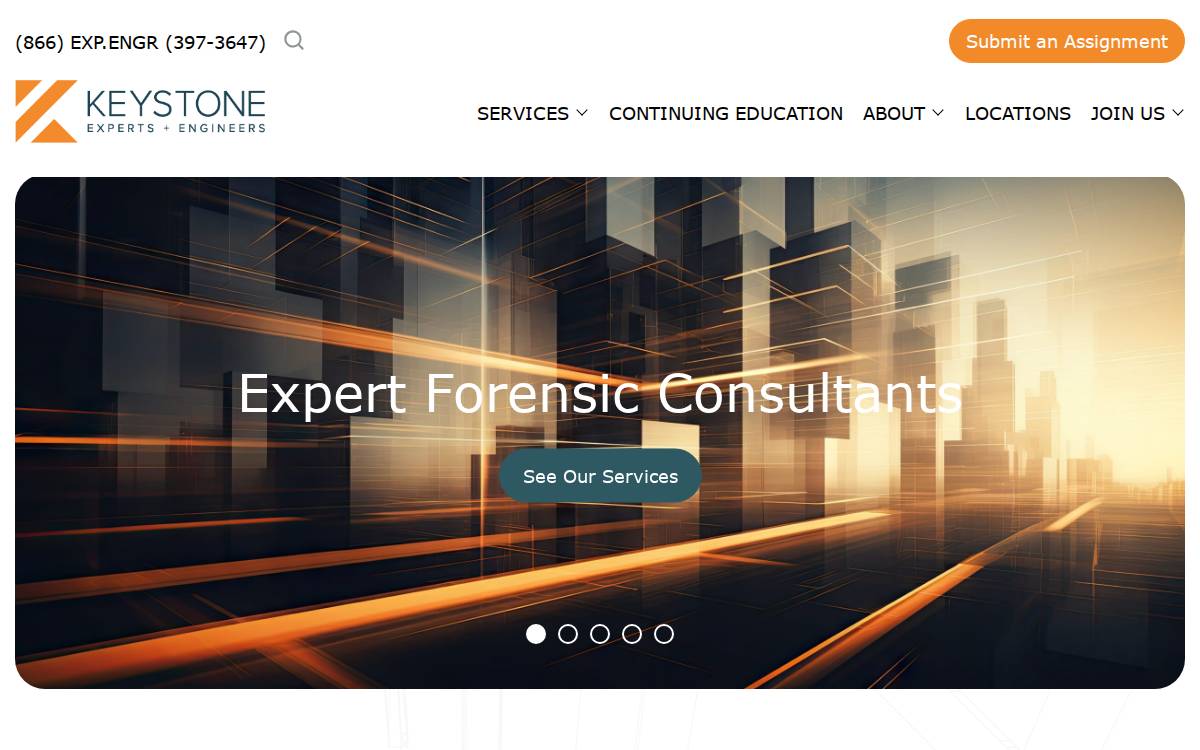Keystoneexperts website preview