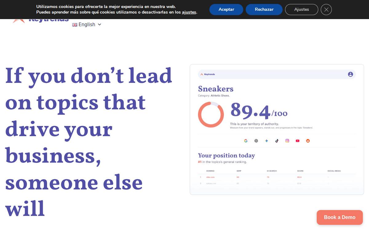 Keytrends website preview