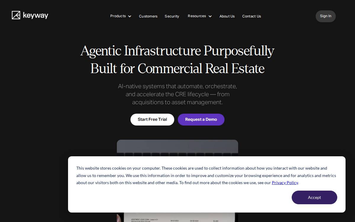 Keyway website preview
