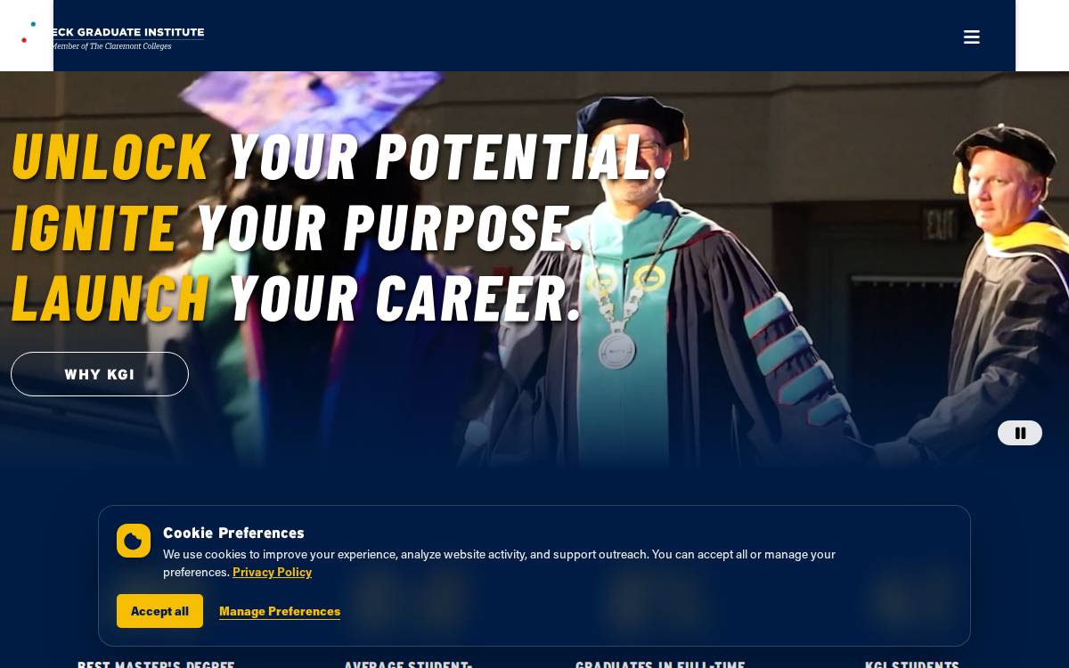 Kgi website preview
