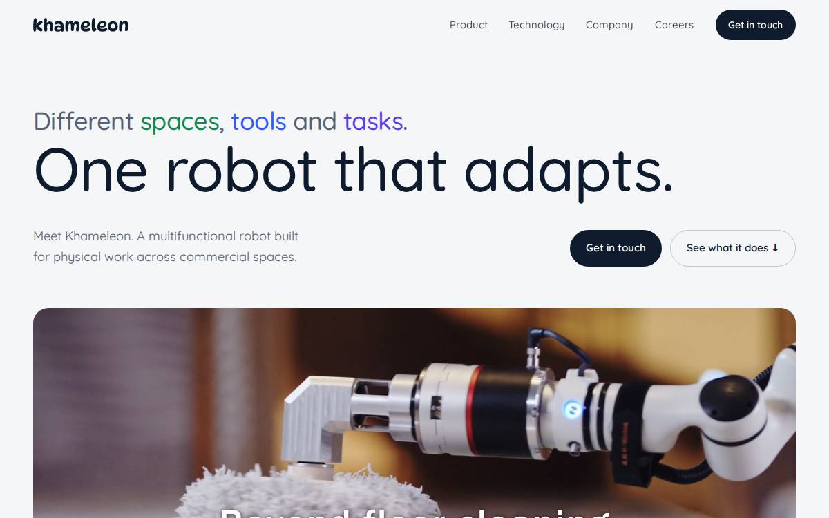 Khameleon Inc. website preview
