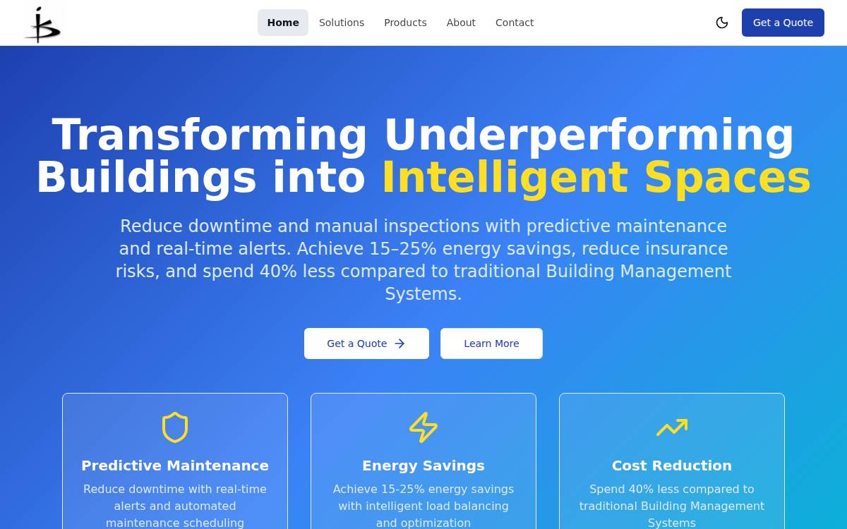 Kharis Infrastructure Solutions Corp. website preview