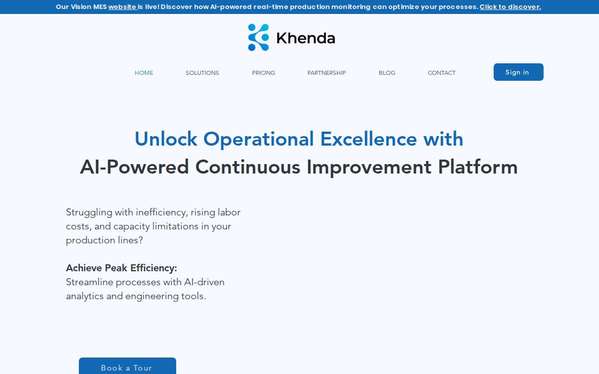 Khenda website preview