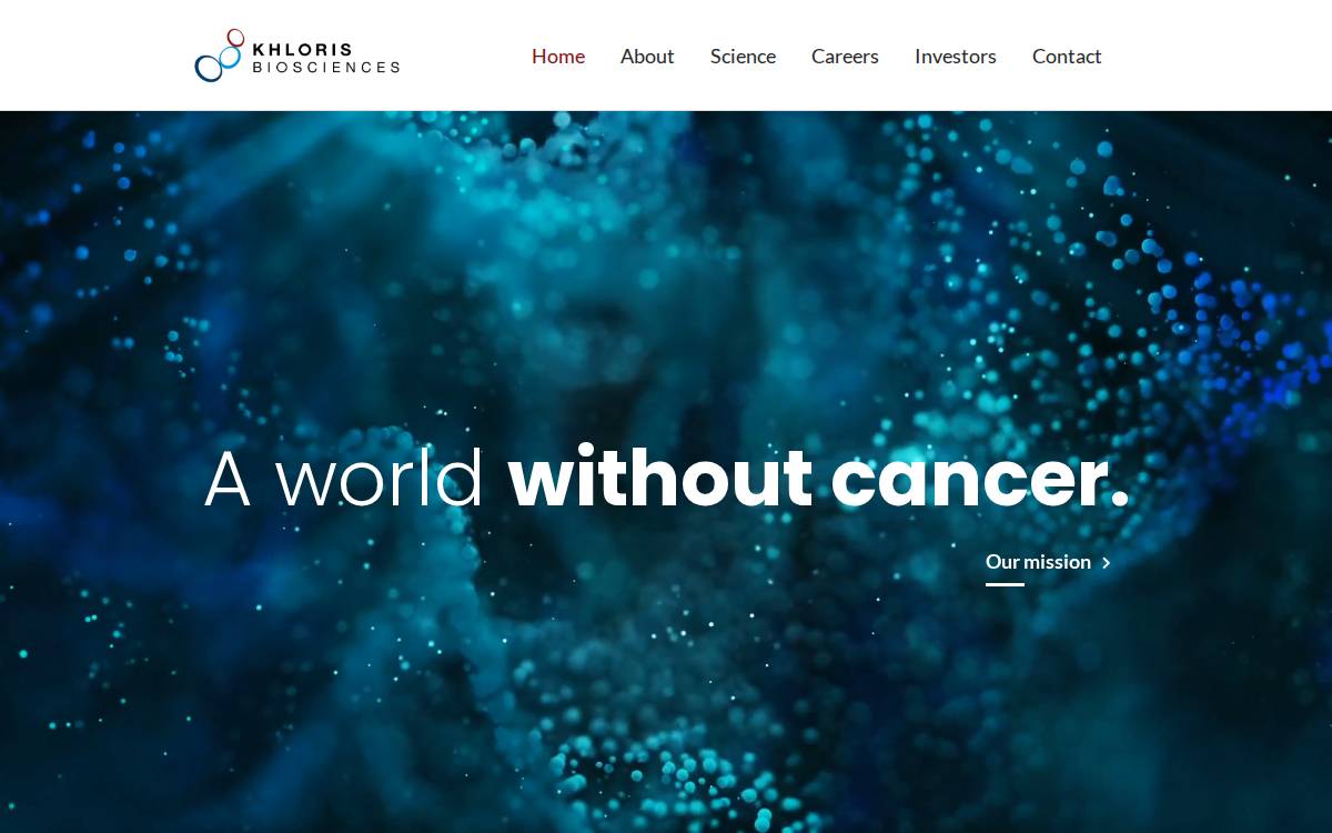 Khloris Biosciences website preview