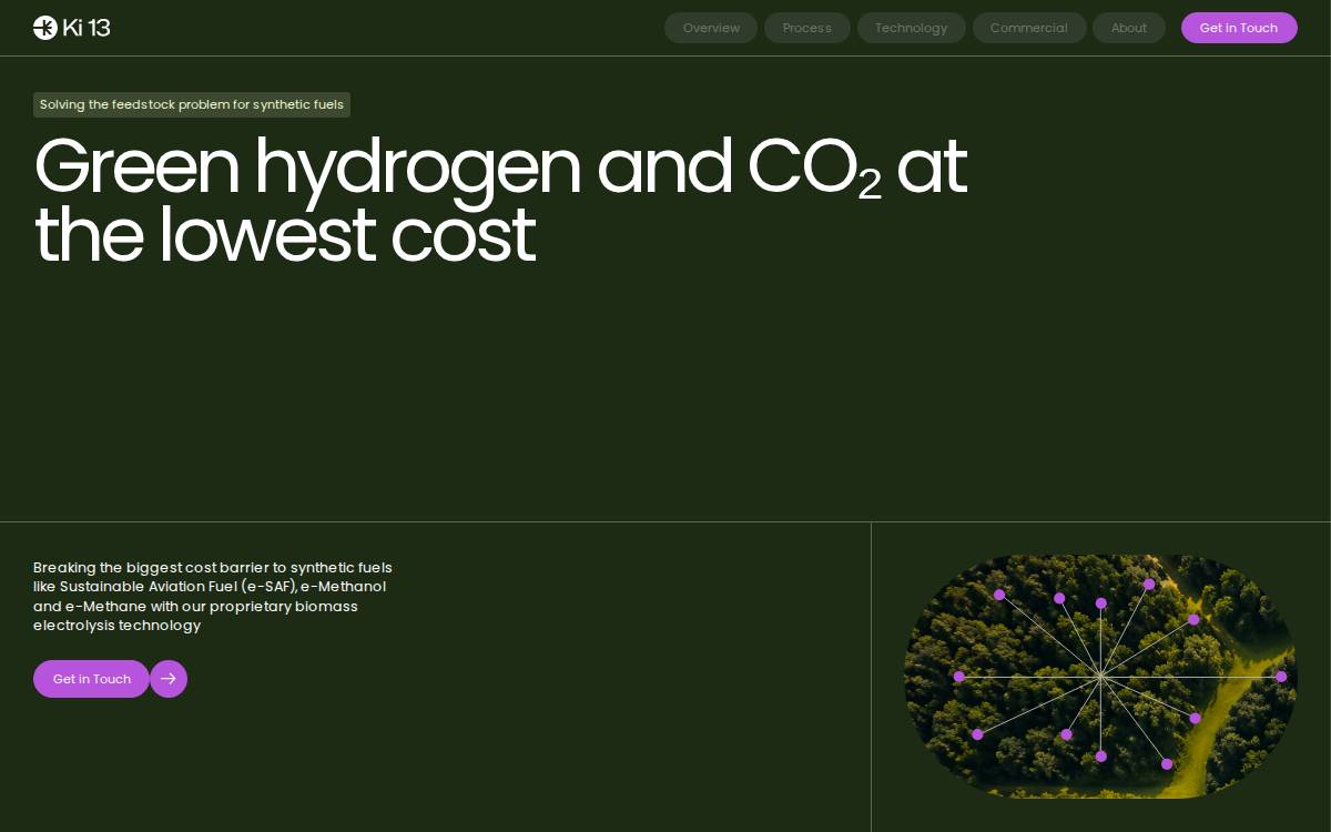 Ki Hydrogen website preview