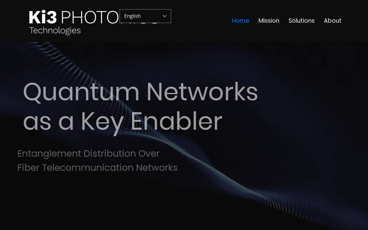 Ki3 Photonics Technologies Inc website preview
