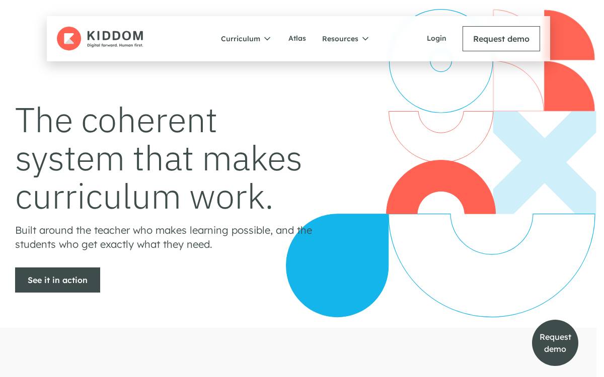 Kiddom website preview