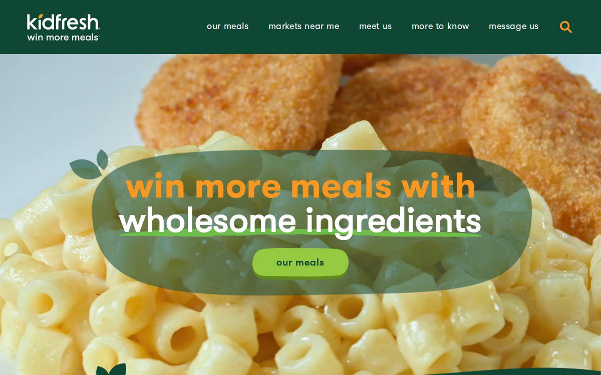 Kidfresh website preview