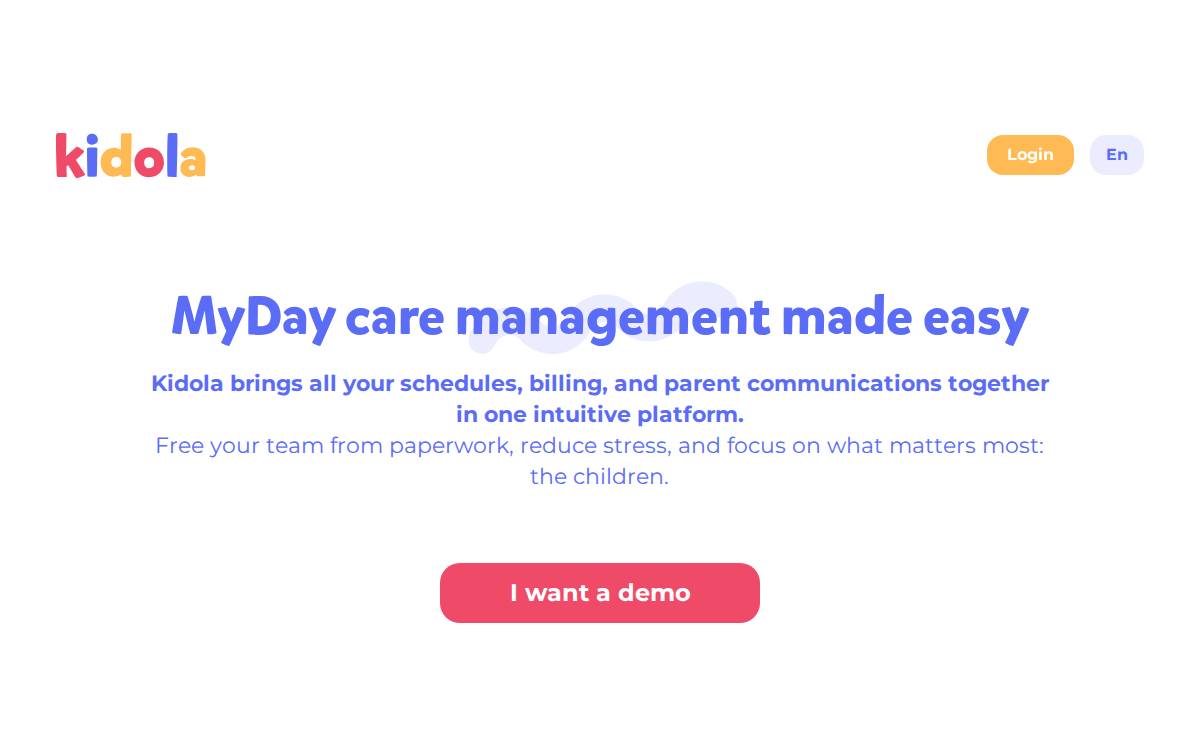 Kidola website preview