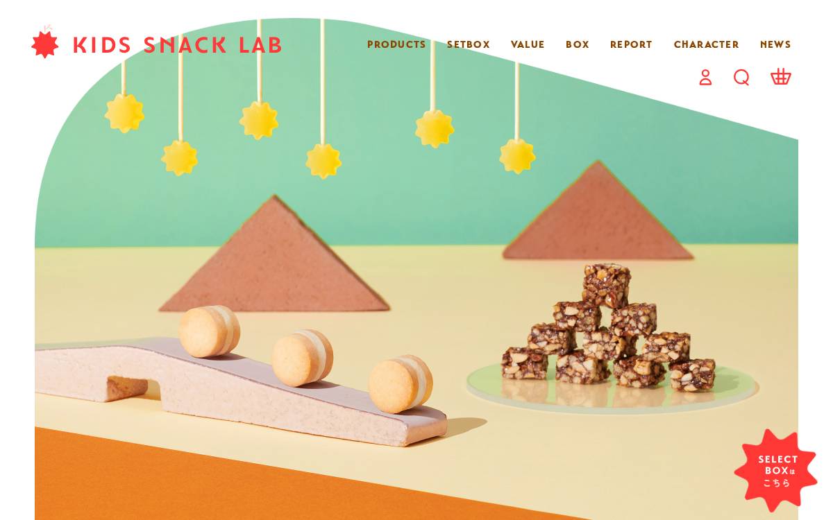 KIDS SNACK LAB website preview