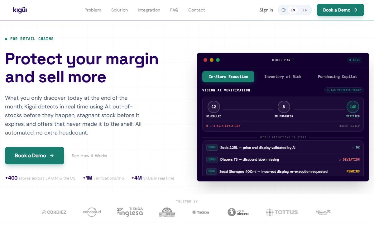 Kigui website preview